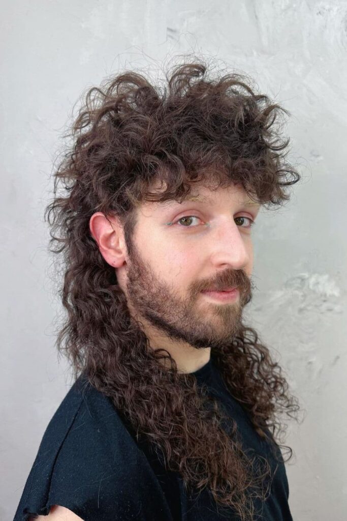 22 Trendy Curly Mullet Hairstyles For Men in 2024 | Lookosm