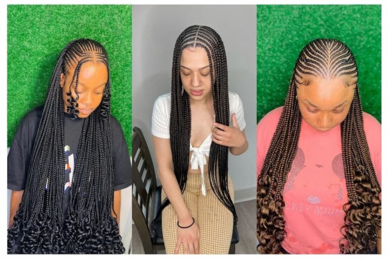 25 Stylish Middle Part Tribal Braids: Centering Tradition with Trend