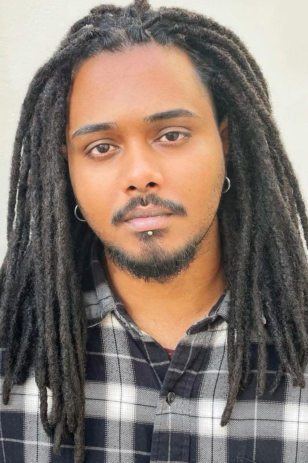 A man with long dreads.