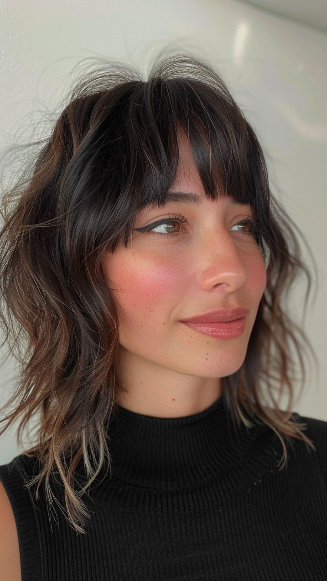 17 Flattering Bangs for Round Faces: Your Ultimate Styling Guide | Lookosm