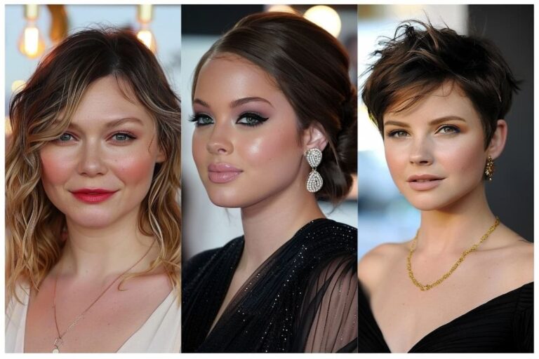 Best Hairstyles for Round Faces: 17 Celebrity Looks to Try Today