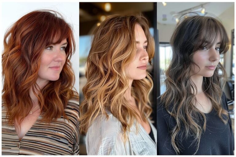 20 Haircuts & Highlights Perfect for Round Faces