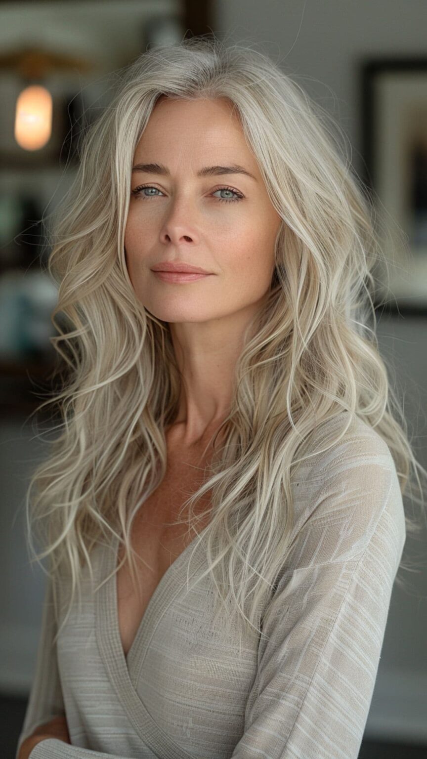 24 Gorgeous Long Hairstyles for Women Over 50 – Look Younger Today ...