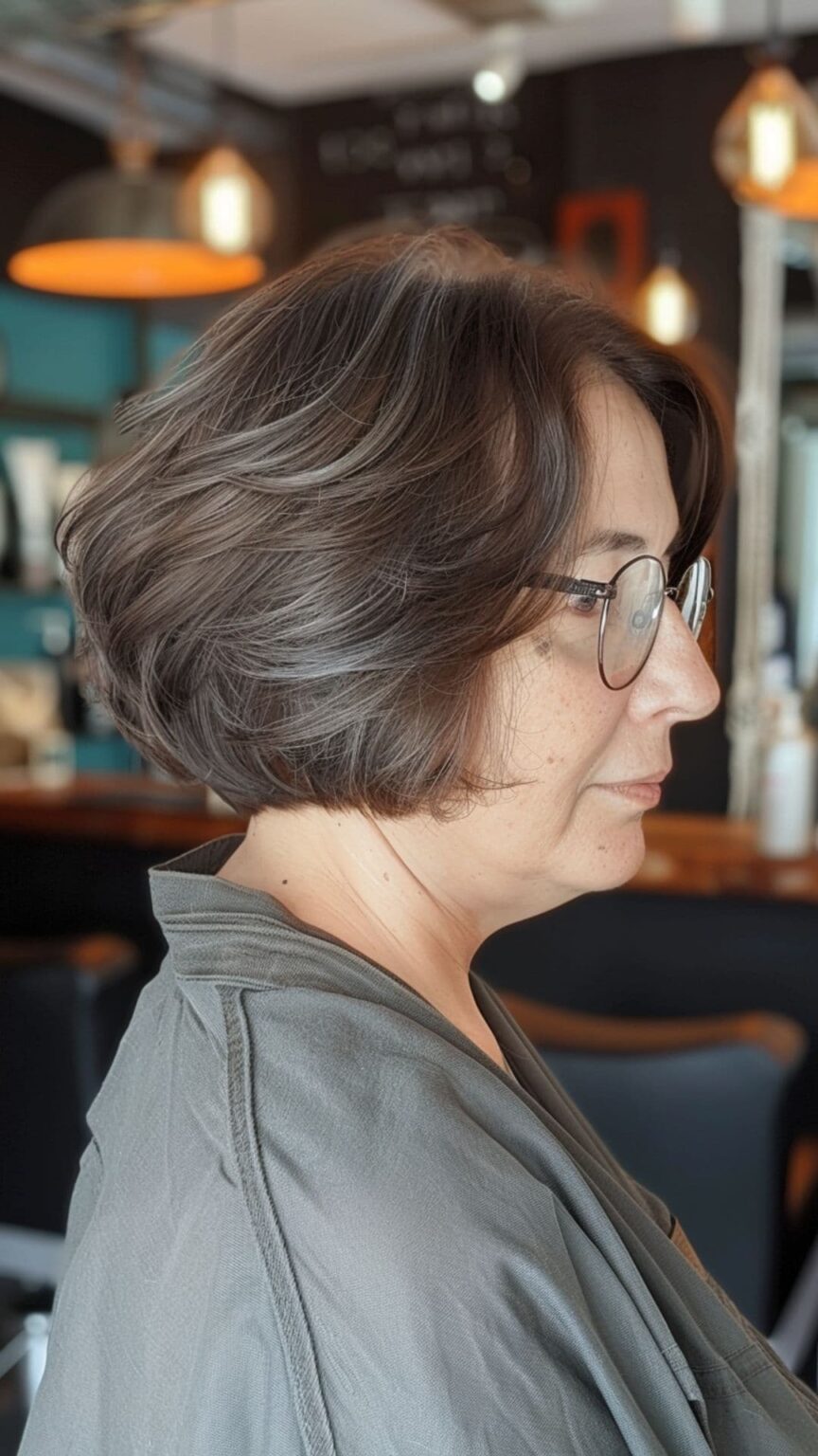25 Chic Short Hairstyles Perfect for Women Over 50 with Glasses | Lookosm