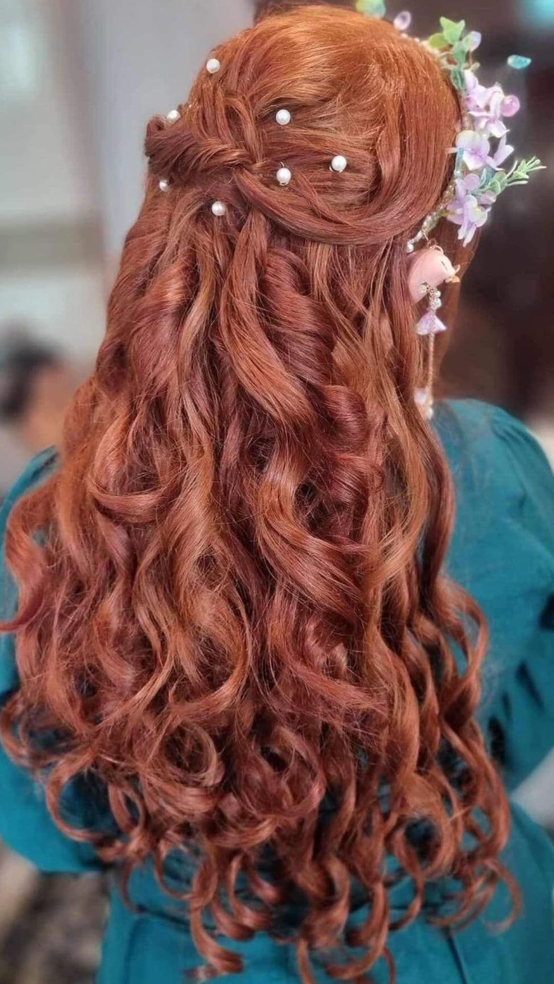 A woman modelling a Crown of Twists hairstyle.